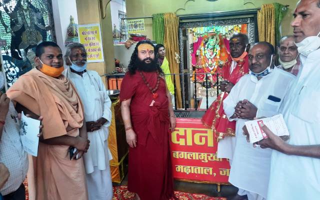 श्री गोविंदाचार्य जी ने ‘नर्मदा दर्शन और अध्ययन प्रवास’ यात्रा के दौरान जबलपुर में की प्रेस वार्ता